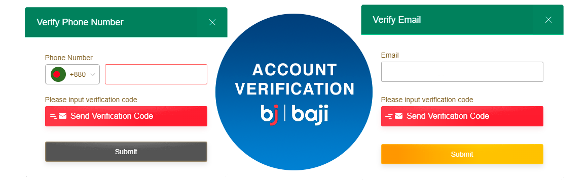 Baji Account Verification is required in some cases for security of financial transactions