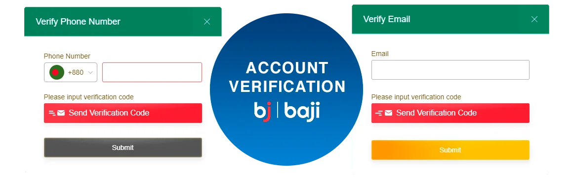 Baji Account Verification is required in some cases for security of financial transactions