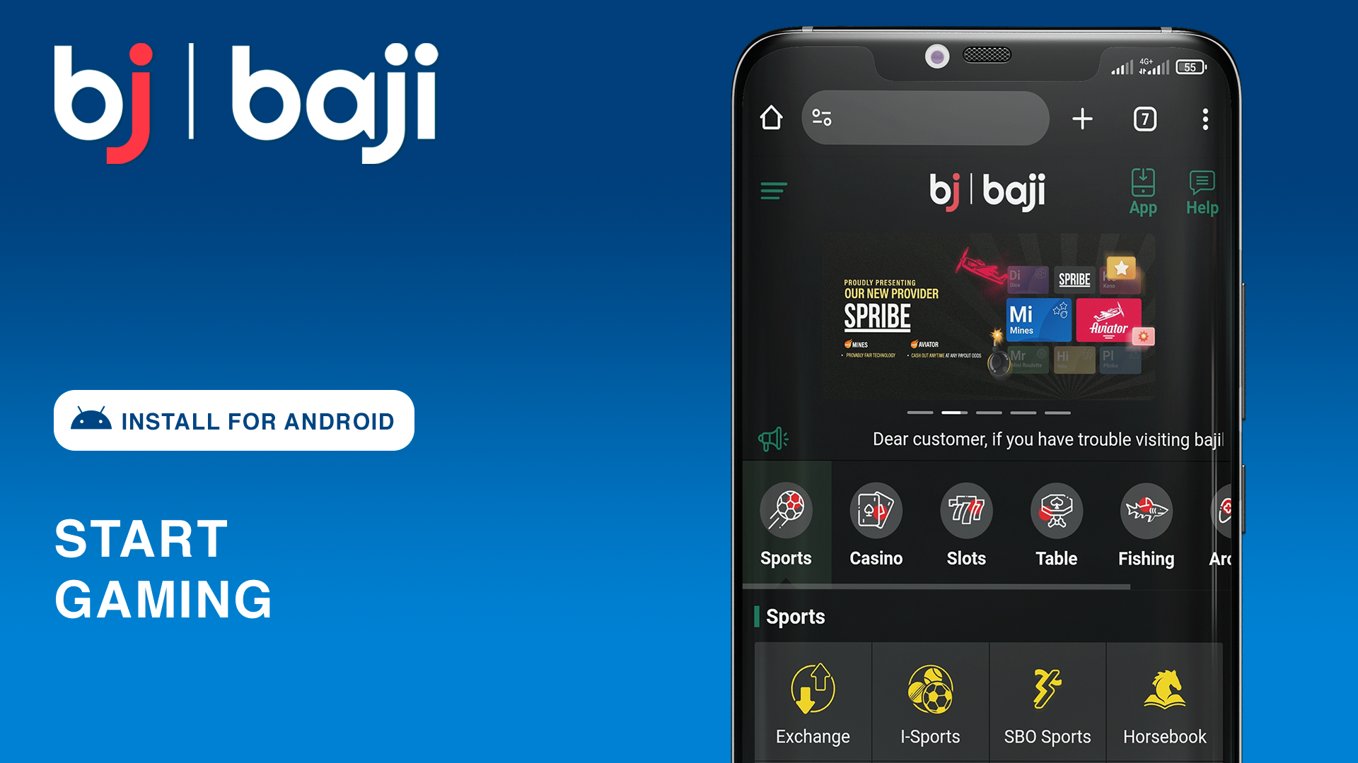 Start Gaming Baji at Your Android Phone