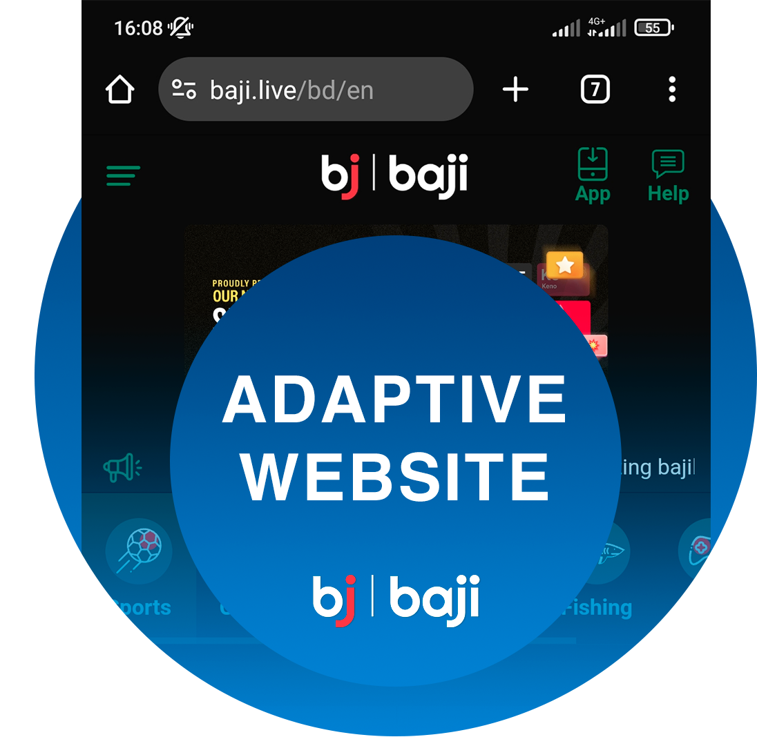 Baji Adaptive Website is as convenient as Mobile Applications
