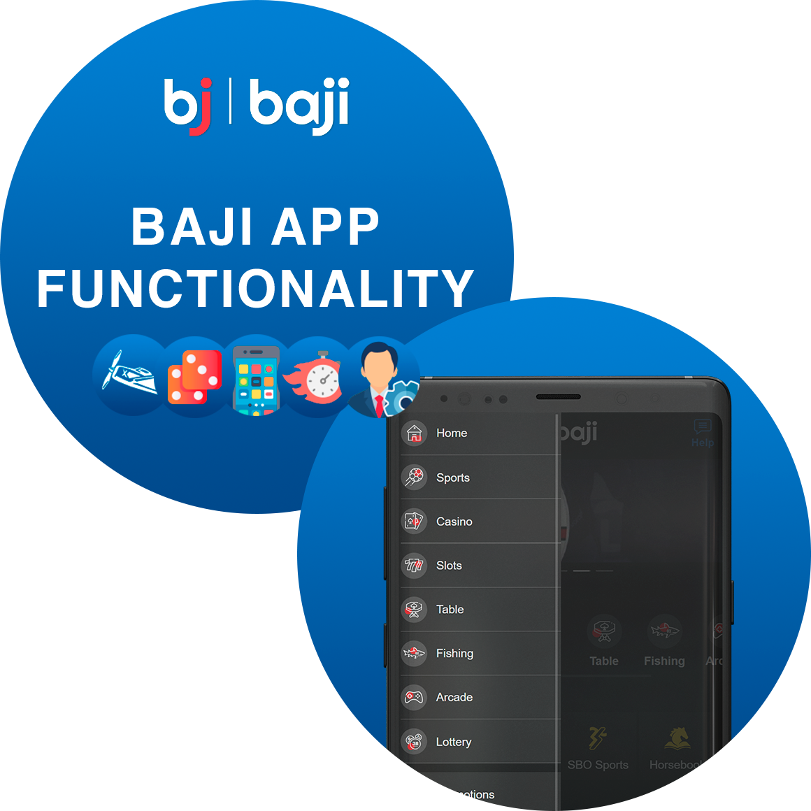 Baji App supports all main functionality of web and mobile web versions