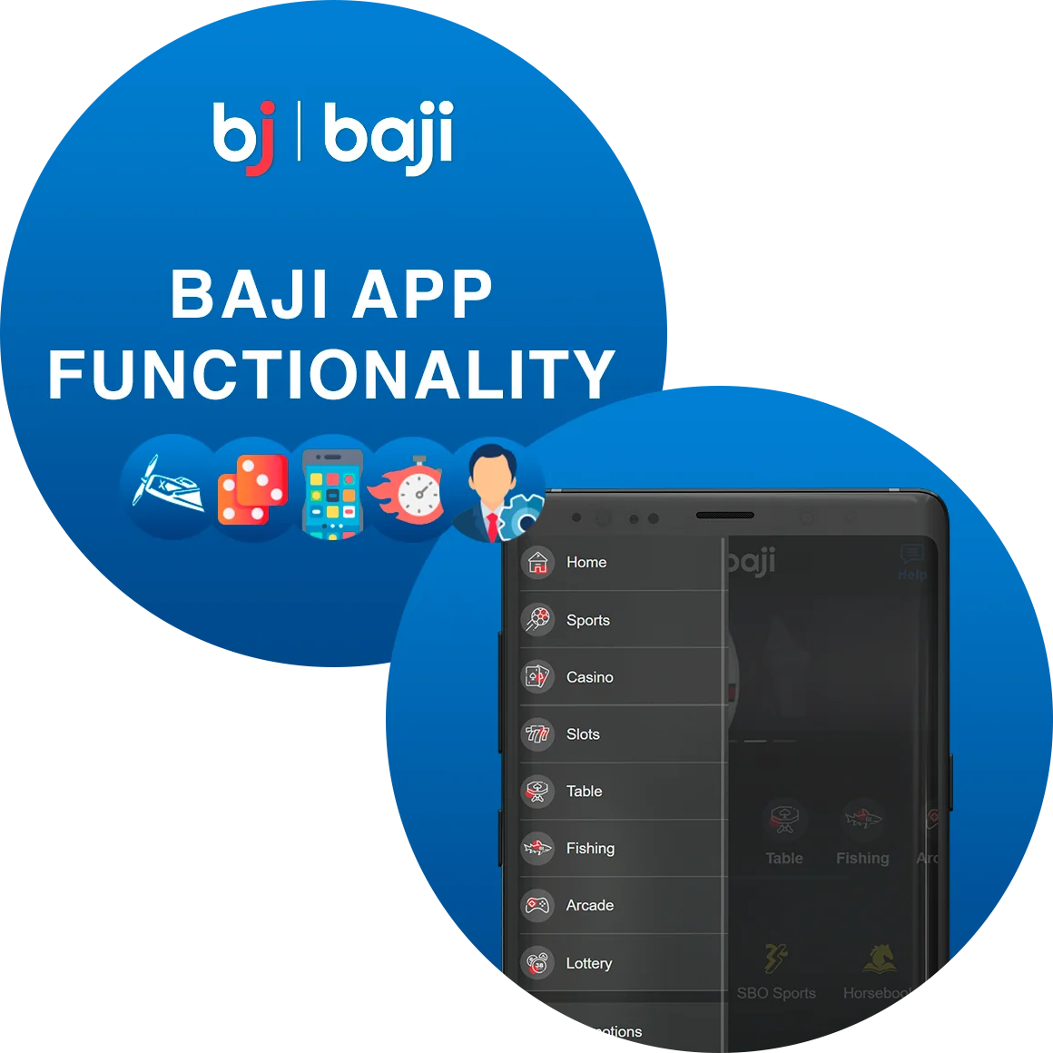 Baji App supports all main functionality of web and mobile web versions