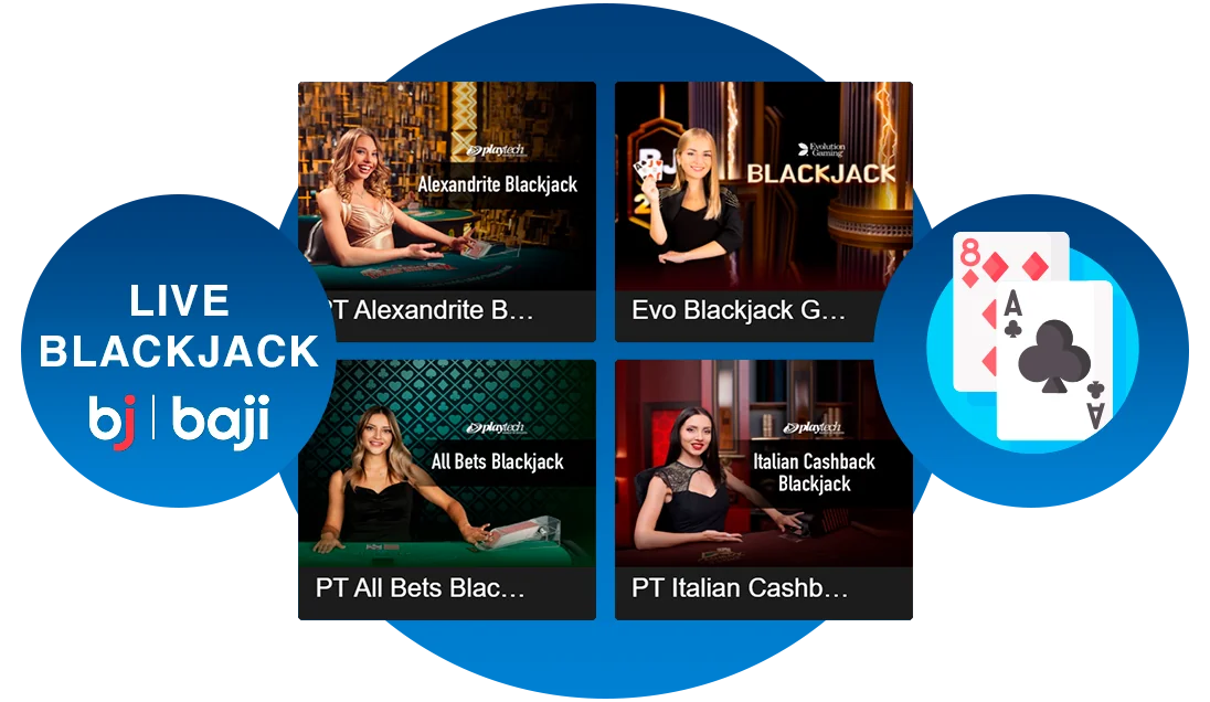 Live Blackjack - Baji Casino