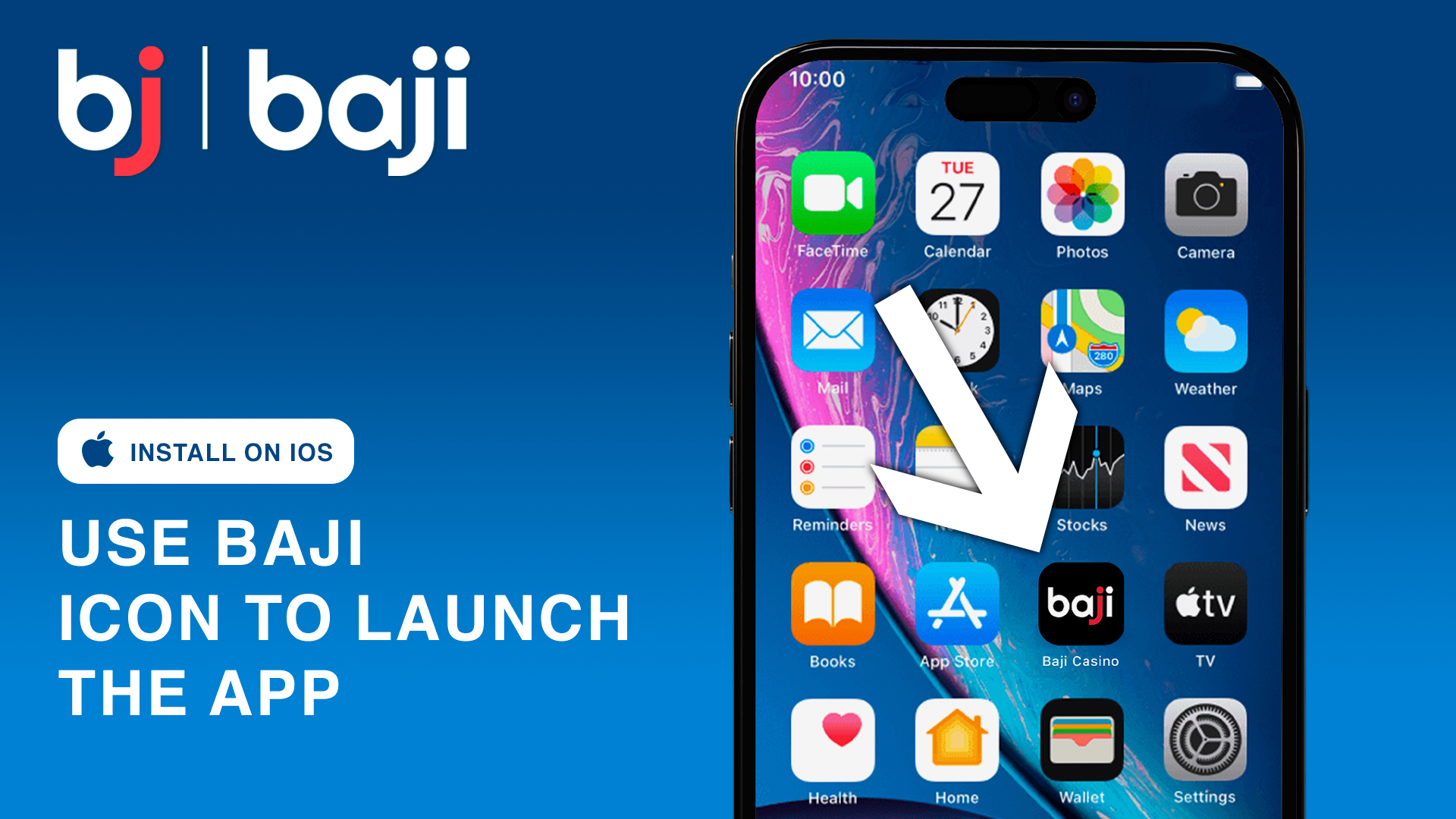Use Baji Icon to launch installed app on iOS