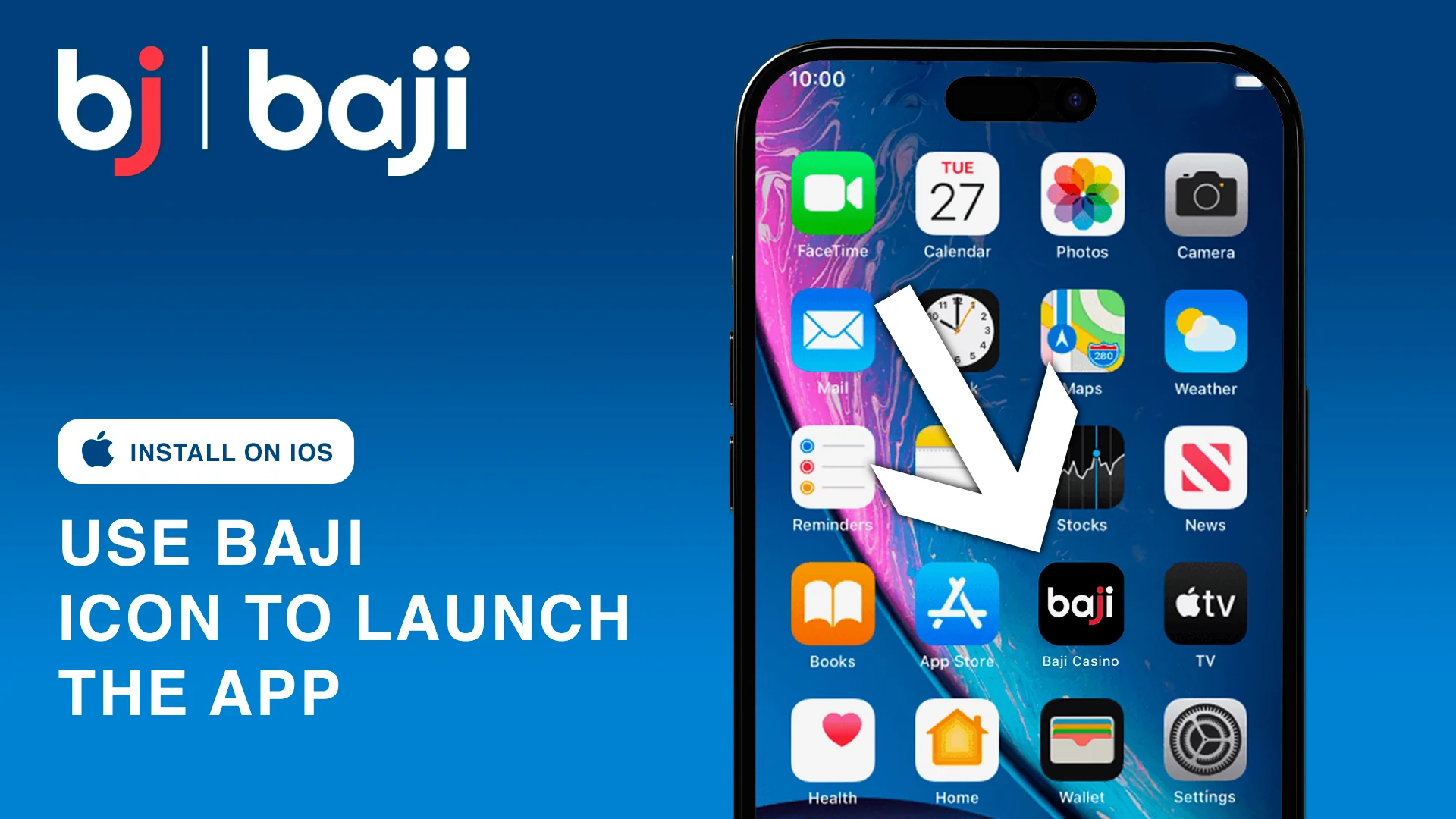 Use Baji Icon to launch installed app on iOS