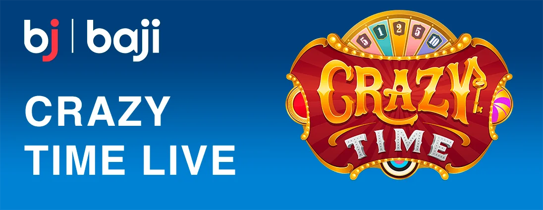 Crazy time is a Casino Version of a popular TV Show in a format of wheel of fortune - Baji