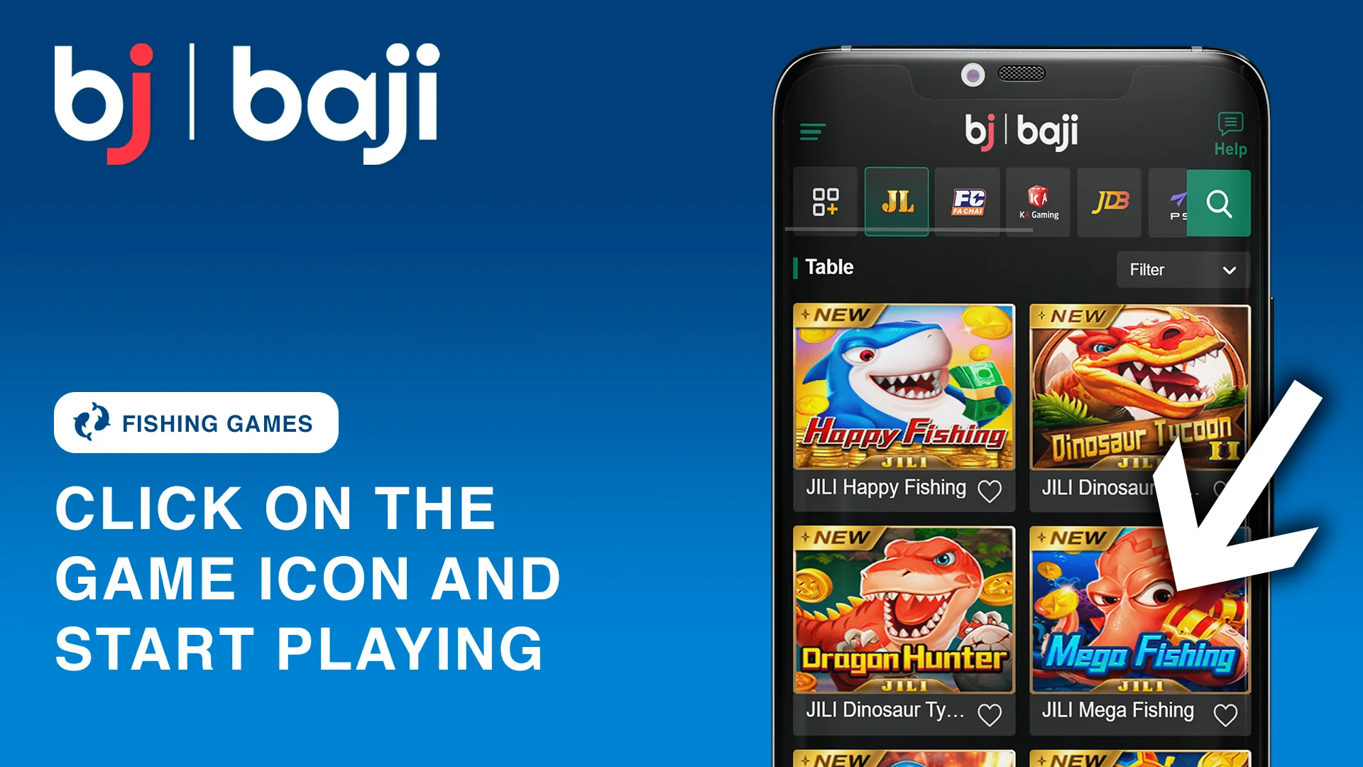 Click on the Game Icon to Start Playing - Baji Bangladesh