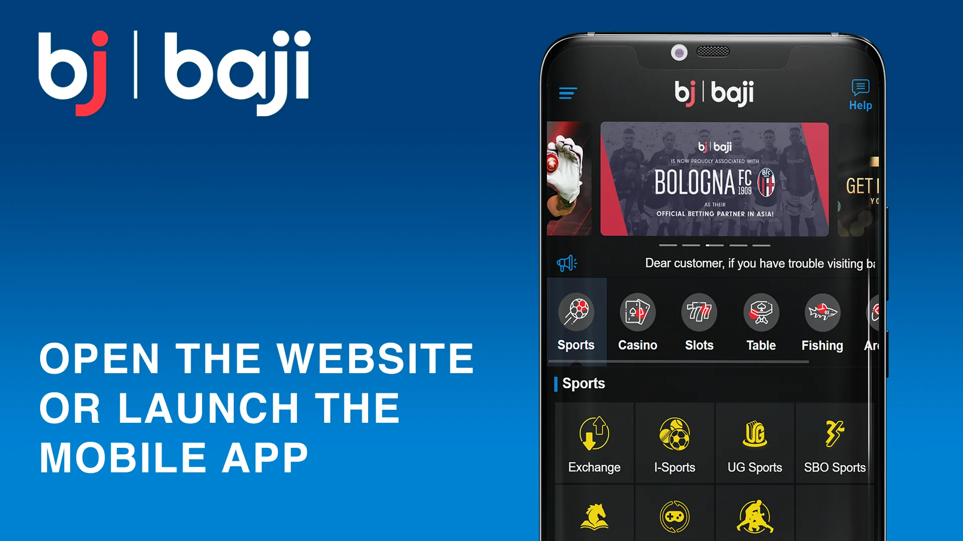 Open Website or Launch Baji App to start playing Lotteries