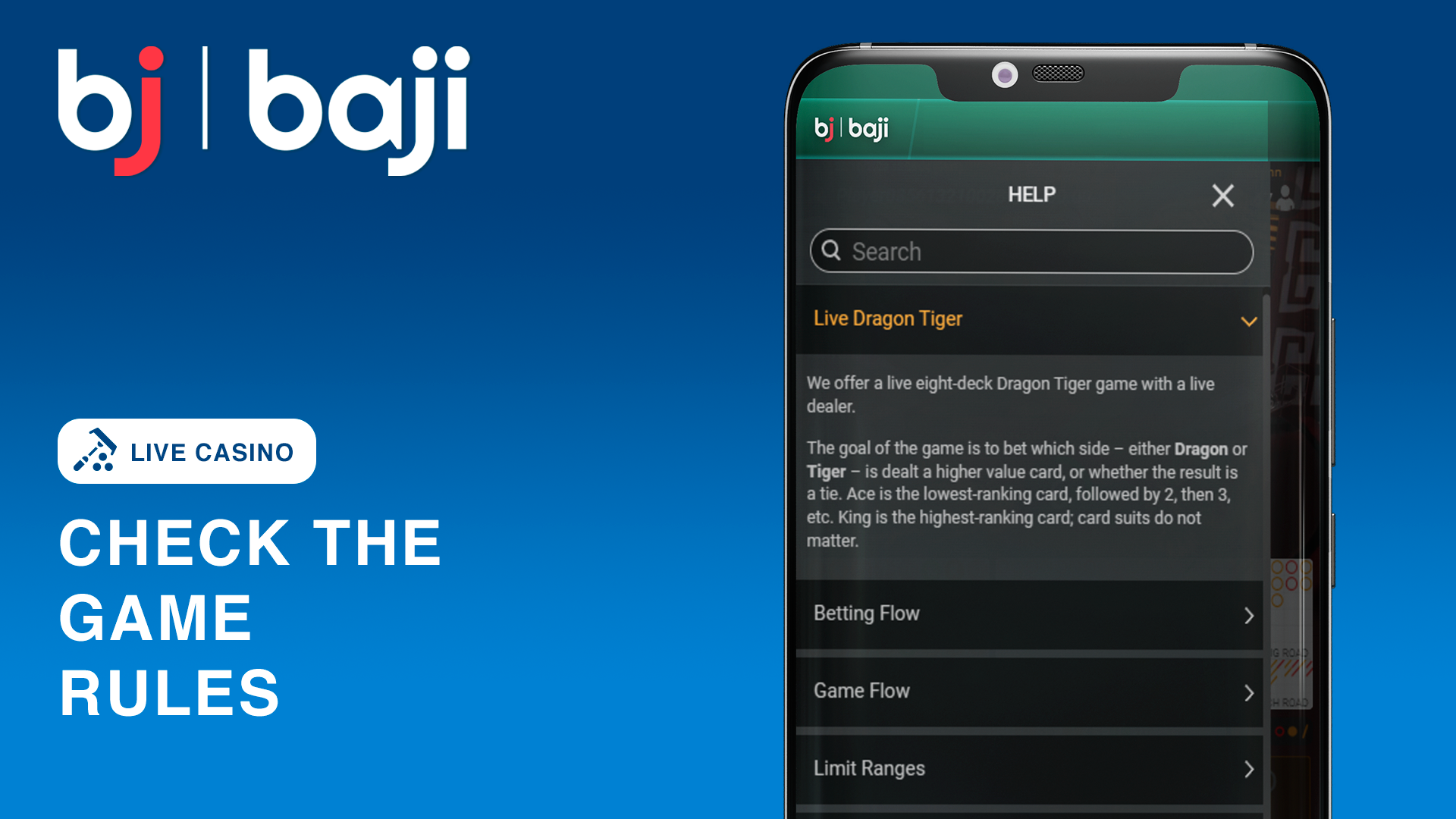 Baji এ গেমের নিয়ম দেখুন