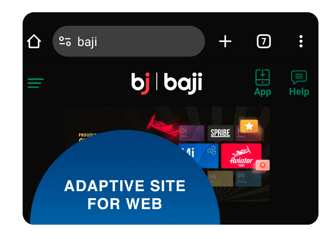 You can use Baji Adaptive Web site as easily as mobile App