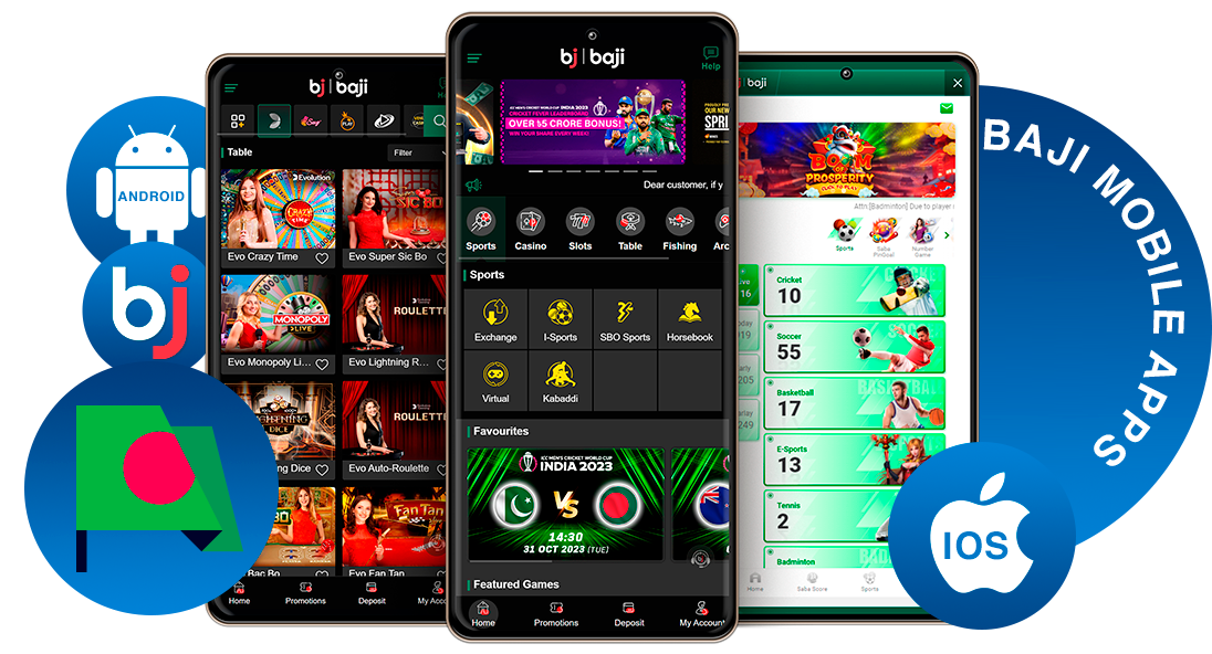 Baji Mobile Application for Android and iOS